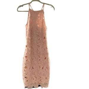 Urban Girl floral soft pink dress size medium‎